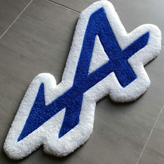 Tapis déco Alpine avec finition coton sergé